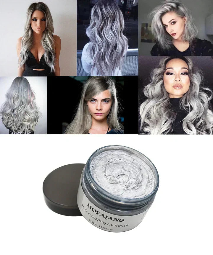Zavinox™ 2 in 1 Stylish And Temporary Color Hair Wax