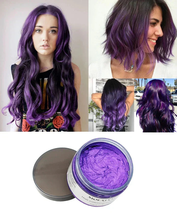 Zavinox™ 2 in 1 Stylish And Temporary Color Hair Wax
