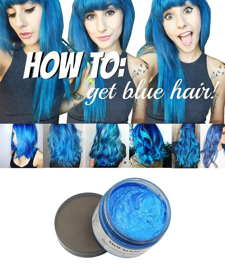 Zavinox™ 2 in 1 Stylish And Temporary Color Hair Wax