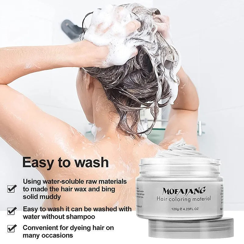 Zavinox™ 2 in 1 Stylish And Temporary Color Hair Wax