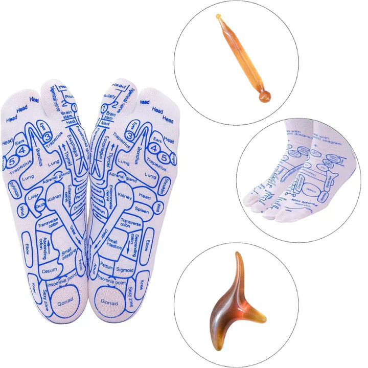 Zavinox™ Serenity Steps Reflexology Socks Set