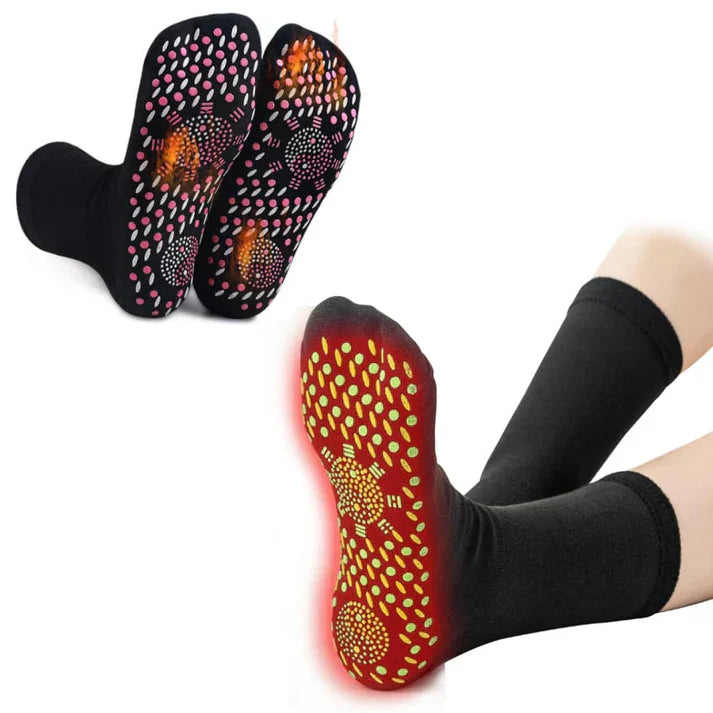 Zavinox™ Tourmaline Acupressure Self-Heating Shaping Socks