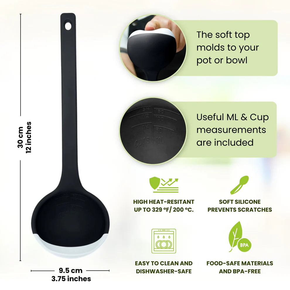 Zavinox × Scoups Soft-Top Silicone Ladle – Buy One Get One