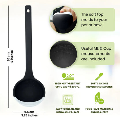 Zavinox × Scoups Soft-Top Silicone Ladle – Buy One Get One