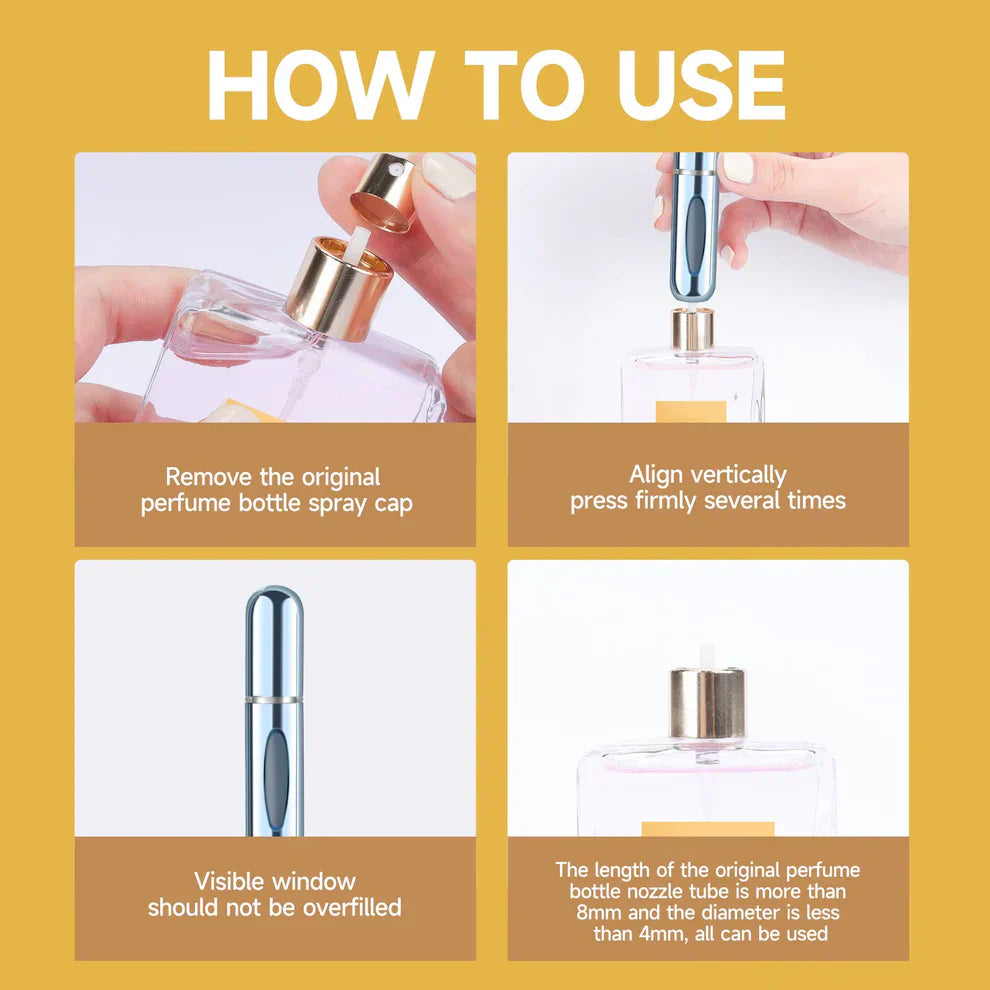 Zavinox™  Portable Mini Refillable Perfume