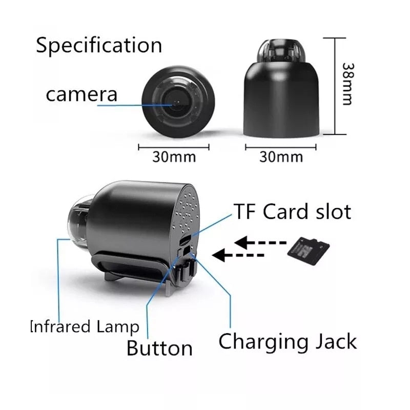 Zavinox™ Mini WIFI Camera 1080P HD - Night Vision Included