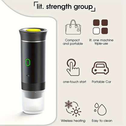 Zavinox BrewMate 3-in-1 Portable Espresso Maker