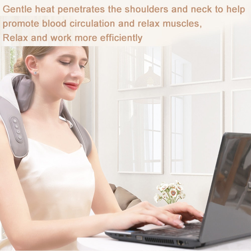 Zavinox™ Neck & Shoulder Massager with Heat